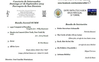 Concierto de Intercambio con Museros